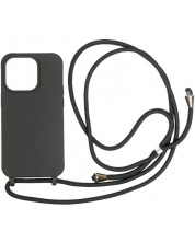 Калъф Mobile Origin - Lanyard, iPhone 14 Pro, черен