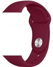 Каишка Trender - Silicone, Apple Watch, 40/41 mm, тъмночервена -1