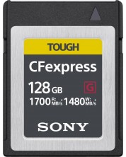 Карта памет Sony - Tough CFexpress CEB-G, 128GB, черна -1