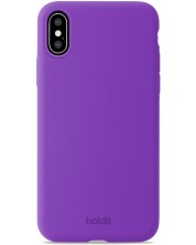 Калъф Holdit - Silicone, iPhone X/XS, лилав