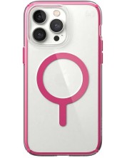 Калъф Speck - Presidio Clear Geo MagSafe, iPhone 14 Pro Max, розов -1