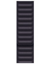 Каишка Apple - Leather S/M, Apple Watch, 41 mm, черна -1