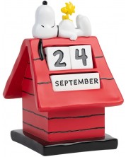 Вечен календар Erik Animation: Peanuts - Snoppy on Doghouse -1