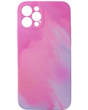 Калъф Forcell - Pop Design 1, iPhone 12 Pro, розов/син -1