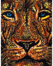 Картина за оцветяване ColorVelvet - Лъв, 47 х 35 cm