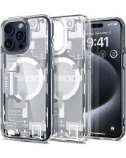Калъф Spigen - Ultra Hybrid MagSafe, iPhone 15 Pro, бял