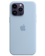 Калъф Apple - Silicone MagSafe, iPhone 14 Pro Max, Sky -1