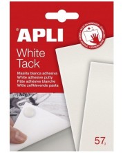 Лепящи гумички APLI - Бели, 57 gr -1