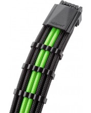 Кабел CableMod - Pro ModMesh 12VHPWR, 16-Pin/2x 8-Pin, черен/зелен