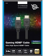 Кабел Vivanco - IT-CO HDMI G2, HDMI/HDMI, 2m, черен -1
