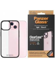 Калъф PanzerGlass - ClearCase D3O, iPhone 15, черен -1