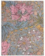 Календар-бележник Paperblanks William Morris - Хоризонтален, 80 листа, 2024