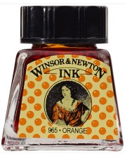 Калиграфски туш Winsor & Newton - Оранжев, 14 ml -1
