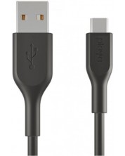 Кабел Belkin - Playa, USB-A/Micro USB, 1 m, черен -1