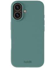 Калъф Holdit - Silicone, iPhone 16, Moss Green -1