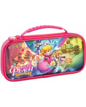 Калъф Nacon - Deluxe Travel Case, Princess Peach: Showtime (Nintendo Switch/Lite/OLED)