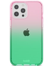 Калъф Holdit - SeeThru, iPhone 13 Pro Max, Grass green/Bright Pink -1