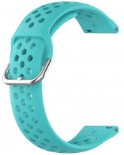 Каишка Techsuit - W004, Galaxy Watch/Huawei Watch, 20 mm, синя