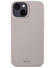 Калъф Holdit - Silicone, iPhone 15, Taupe -1