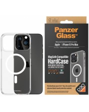 Калъф PanzerGlass - HardCase D3O MagSafe, iPhone 15 Pro Max, прозрачен