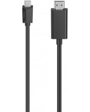 Кабел Hama - 200718, USB-C/HDMI, 1.5 m, черен