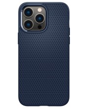 Калъф Spigen - Liquid Air, iPhone 14 Pro Max, син -1