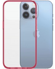 Калъф PanzerGlass - ClearCase, iPhone 13 Pro, прозрачен/червен -1