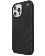 Калъф Speck - Presidio 2 Grip, iPhone 13 Pro Max/12 Pro Max, черен/бял -1