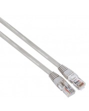 Мрежов пач кабел cat.5e, 1.5м, FTP/UTP, екраниран,сив,булк опаковка