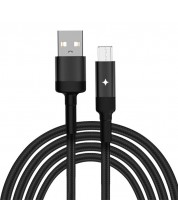 Кабел Yesido - CA-28, USB-A/Micro USB, 1. 2 m, черен