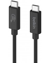 Кабел Belkin - USB4, USB-C/USB-C, 240W, 2 m, черен -1