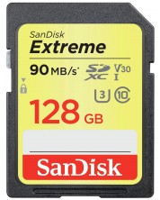 Карта памет SanDisk - Extreme, 128GB, SDXC, Class10 -1