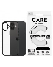 Калъф CARE - Flagship, iPhone 16 Plus, Black Frame -1