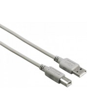 Кабел Hama - 200900, USB-A/USB-B, за принтер, 1.5 m, сив -1