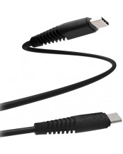 Кабел TnB - 2075100302, USB-C/USB-C, 1 m, черен -1