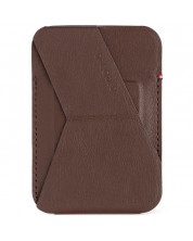 Картодържател Decoded - MagSafe Leather, iPhone, кафяв -1