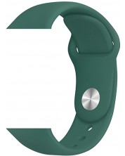 Каишка Trender - Silicone, Apple Watch, 44/45 mm, тъмнозелена