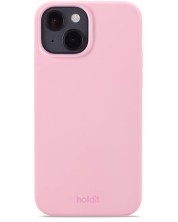 Калъф Holdit - Silicone, iPhone 15, розов