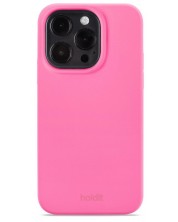 Калъф Holdit - Silicone, iPhone 14 Pro, Bright Pink -1
