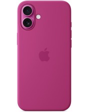 Калъф Apple - Silicone MagSafe, iPhone 16 Plus, Fuchsia -1