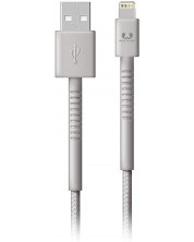 Кабел Fresh N Rebel - USB-A/Lightning, 3 m, светлосив