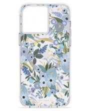 Калъф Case-Mate - Rifle Paper Garden Party Blue MagSafe, iPhone 15 Pro Max