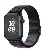 Каишка Apple - Sport Loop, Apple Watch, 46 mm, Black/Blue -1