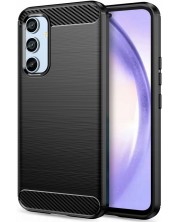 Калъф Techsuit - Carbon Silicone, Galaxy A54, черен