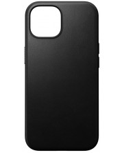 Калъф Nomad - Modern Leather, iPhone 15, черен -1