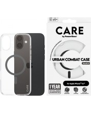 Калъф CARE - Flagship, iPhone 16 Plus, MagSafe, черен -1