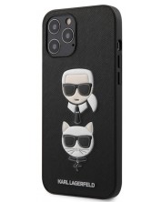 Калъф Karl Lagerfeld - Saffiano K and C, iPhone 12 Pro Max, черен -1