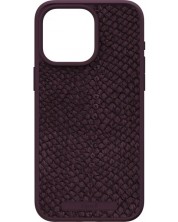 Калъф Njord - Salmon Leather MagSafe, iPhone 15 Pro Max, кафяв
