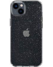 Калъф Spigen - Liquid Crystal Glitter, iPhone 14 Plus, Crystal Quartz