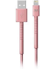 Кабел Fresh N Rebel - USB-A/Lightning, 3 m, розов -1